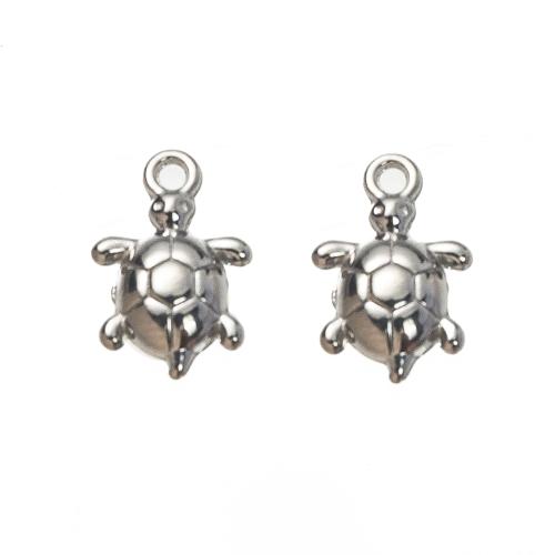 Stainless Steel Animal Pendants 304 Stainless Steel Turtle DIY Sold By PC