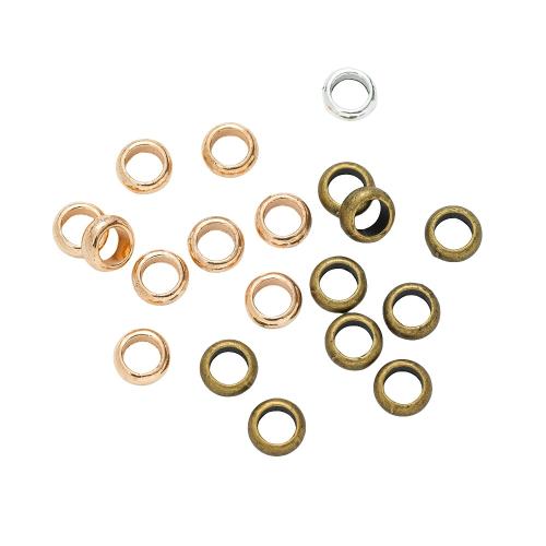 Zinc Alloy Jewelry Beads Round plated DIY Sold By Bag