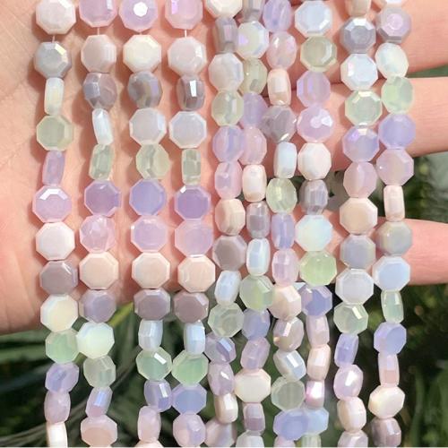Crystal Beads Geometrical Pattern gradient color & DIY & faceted 8mm Sold Per Approx 35 cm Strand