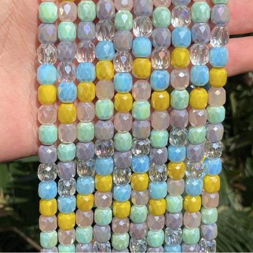 Crystal Beads Geometrical Pattern DIY & faceted multi-colored Sold Per Approx 35 cm Strand