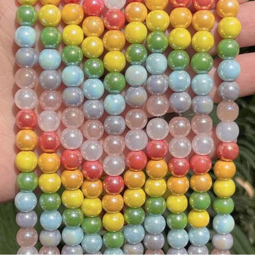 Crystal Beads Round DIY multi-colored 8mm Sold Per Approx 35 cm Strand