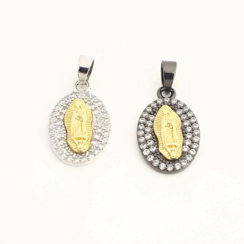 Kubické zirkonie Mikro dláždí mosaz s přívěskem, DIY & micro vydláždit kubické zirkony, více barev na výběr, Prodáno By PC