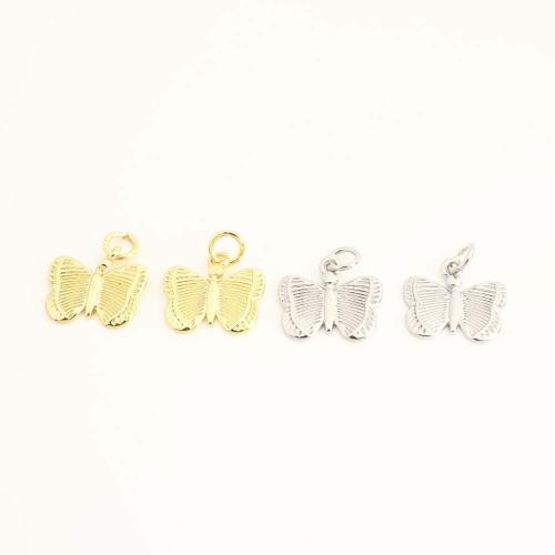 Brass Jewelry Pendants Butterfly DIY Sold By Pair