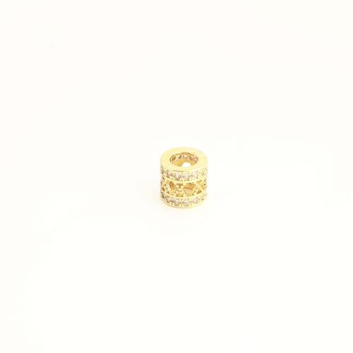 Cubic Zirconia grânulos de latão Micro Pave, cobre, DIY & micro pavimento em zircônia cúbica, Mais cores pare escolha, vendido por PC