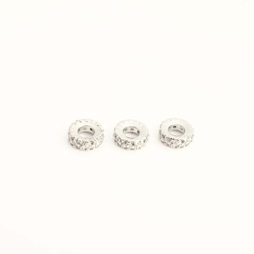 Cubic Zirconia grânulos de latão Micro Pave, cobre, DIY & micro pavimento em zircônia cúbica, Mais cores pare escolha, vendido por PC