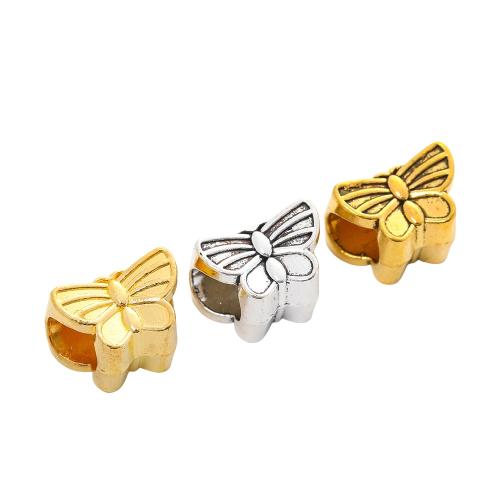 Zink legering smykker perler, Zinc Alloy, Butterfly, forgyldt, du kan DIY, flere farver til valg, 200pc'er/Bag, Solgt af Bag
