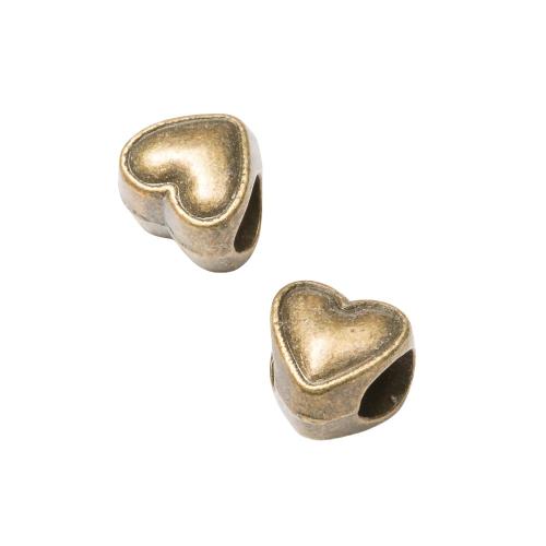Coirníní Jewelry Alloy Sinc, Sinc Alloy, Croí, plátáilte, DIY, dathanna níos mó le haghaidh rogha, 200ríomhairí pearsanta/Mála, Díolta De réir Mála