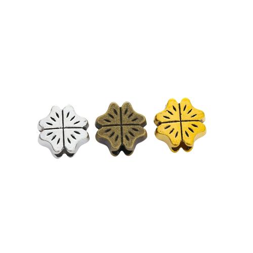 Coirníní Jewelry Alloy Sinc, Sinc Alloy, Ceithre Leaf Seamair, plátáilte, DIY, dathanna níos mó le haghaidh rogha, 200ríomhairí pearsanta/Mála, Díolta De réir Mála