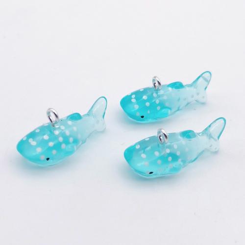 Resina-Pendant, resina, Squalo, vernice di essiccamento, DIY & stili diversi per la scelta, Venduto da PC