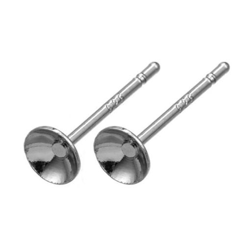 925 Sterling Silver Earring Post, 925 de prata esterlina, DIY & tamanho diferente para a escolha, Mais cores pare escolha, vendido por par
