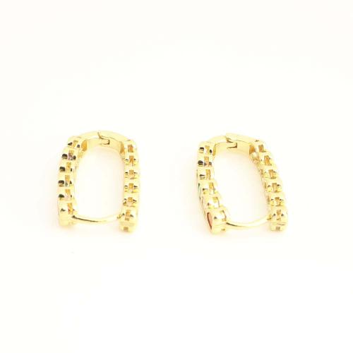 Ottone Leverback Orecchini, gioielli di moda & Micro spianare cubic zirconia & per la donna, nessuno, Venduto da coppia