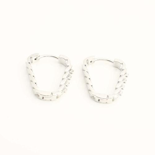 Ottone Leverback Orecchini, gioielli di moda & Micro spianare cubic zirconia & per la donna, nessuno, Venduto da coppia