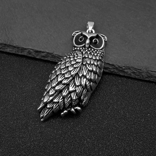 Zinklegering Animal Hangers, Zinc Alloy, Uil, silver plated, DIY & glazuur, zilver, Verkocht door PC