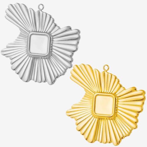 Stainless Steel Pendant Setting 304 Stainless Steel plated DIY Sold By Bag