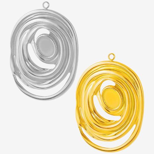Stainless Steel Pendant Setting 304 Stainless Steel plated DIY Sold By Bag