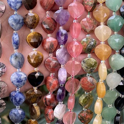 Gemstone Jewelry Beads Natural Stone Teardrop DIY & faceted 12mm Approx Sold Per Approx 16 cm Strand