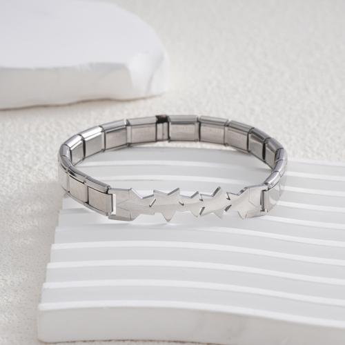Stainless Steel Jewelry Bracelet 304 Stainless Steel polished elastic & for woman mm Length Approx 18 cm Sold By PC