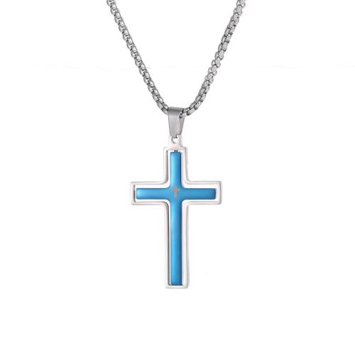 Stainless Steel Jewelry Necklace 304 Stainless Steel polished fashion jewelry & rotatable & for man original color Length Approx 51-60 cm Sold By PC