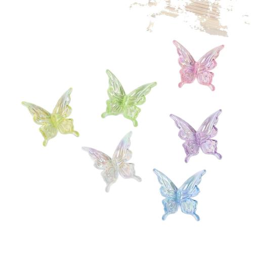 Mobile Phone DIY Decoration Plastic Butterfly Sold By PC