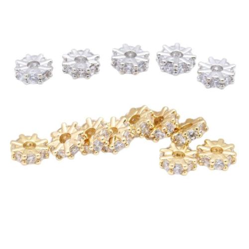 Rhinestone Zinc Alloy Pärlor, Zink Alloy, DIY & med strass, fler färger för val, 10PC/Bag, Säljs av Bag