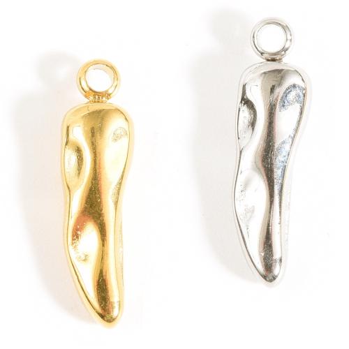Stainless Steel Pendants 304 Stainless Steel Pepper plated DIY Sold By Bag