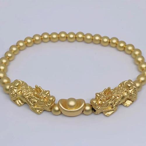 ottone braccialetto, stili diversi per la scelta & per la donna & smalto, beads length 5mm, Lunghezza Appross. 6-8 pollice, Venduto da PC
