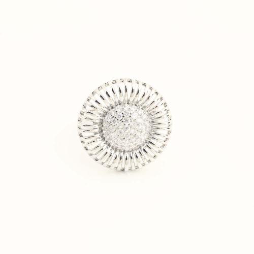 Prás Finger Ring, jewelry faisin & micrea réiteach zirconia ciúbach & do bhean, Díolta De réir PC