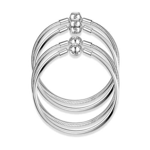  925 Sterling Silver Bangle & snake chain Sold By PC