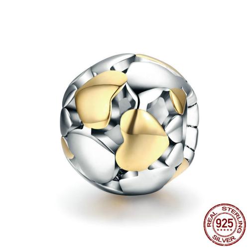 925 Sterling Silver Beads DIY & micro pave cubic zirconia beads length 10-30mm Sold By PC