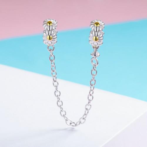 Rezultati Sterling Silver Bracelet, 925 Sterling Silver, možete DIY & različitih stilova za izbor & micro utrti kubni cirkonij & emajl, Dužina Približno 10 cm, Prodano By PC