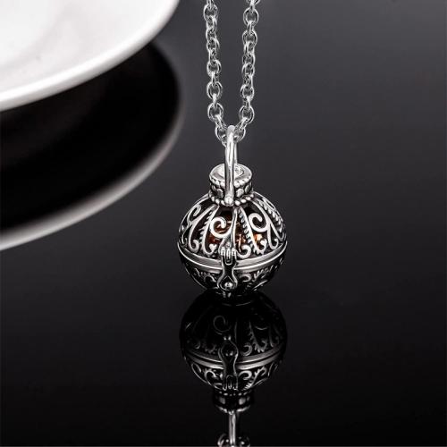 304 Stainless Steel Cinerary Casket Pendant Unisex & with rhinestone & hollow polished Sold By PC