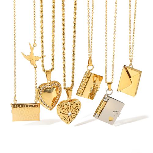 Stainless Steel Jewelry Necklace 304 Stainless Steel plated fashion jewelry & Unisex Sold By PC