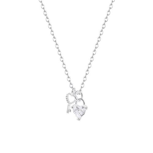 Πουλόβερ αλυσίδα κολιέ, Ορείχαλκος, με Cubic Zirconia, με 5cm επεκτατικού αλυσίδας, επιχρυσωμένο, κοσμήματα μόδας & για τη γυναίκα, Μήκος Περίπου 40 cm, Sold Με PC