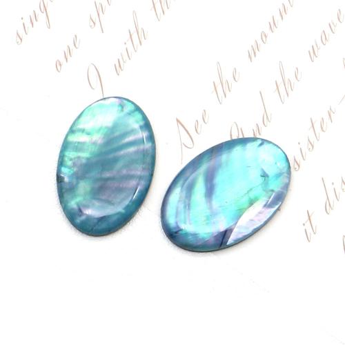 Shell Paper Cabochon with Epoxy Sticker mixed colors DIY Sold By PC