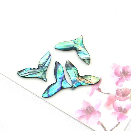 Shell Cabochons, Abalone Shell, možete DIY & emajl, miješana boja, 9x14mm, Prodano By PC
