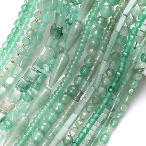 Natural Aventurine Beads Green Aventurine DIY Sold By Strand
