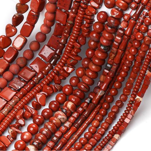 Red Jasper Bead, du kan DIY & forskellige stilarter for valg, Solgt af Strand