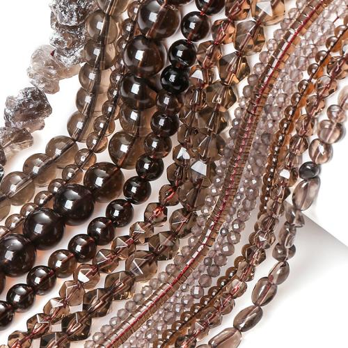 Naturale Smoky Quartz Beads, quarzo affumicato, DIY & stili diversi per la scelta, Venduto da filo