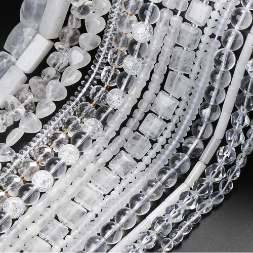 Natural Clear Quartz Beads DIY Sold By Strand