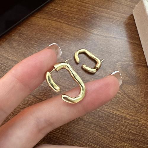 925 Srebro Kreskówka Split kolczyk, Wzór geometryczny, biżuteria moda & dla kobiety, dostępnych więcej kolorów, earring length 20-40mm, sprzedane przez para