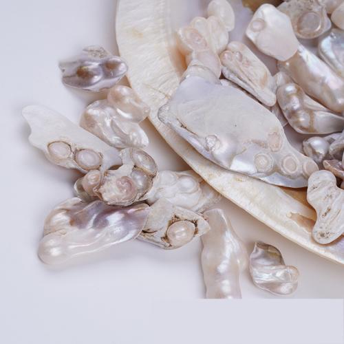 Cultured No Hole Freshwater Pearl Beads irregular DIY Sold By KG