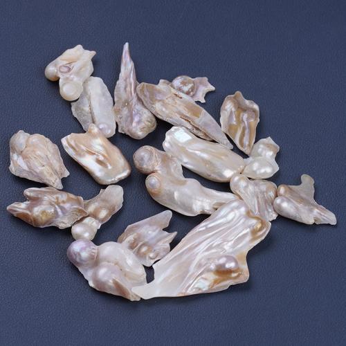 Cultured No Hole Freshwater Pearl Beads irregular DIY Sold By Bag