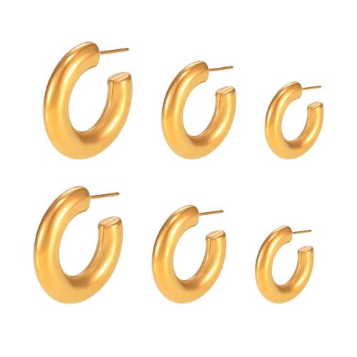 Stainless Steel Stud Earrings 304 Stainless Steel plated fashion jewelry & for woman Sold By Pair
