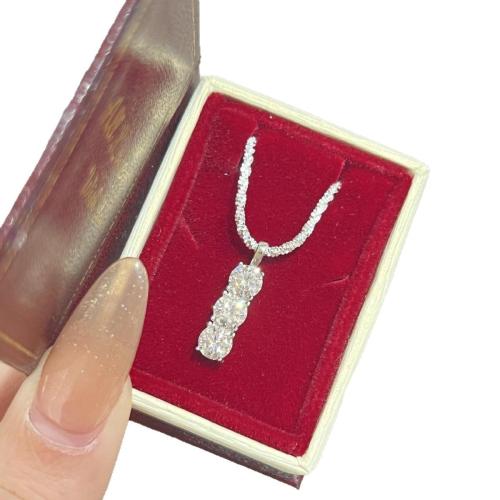 Muince Prás, le 5cm slabhra extender, plátáilte, jewelry faisin & do bhean & le rhinestone, Fad Thart 40 cm, Díolta De réir PC
