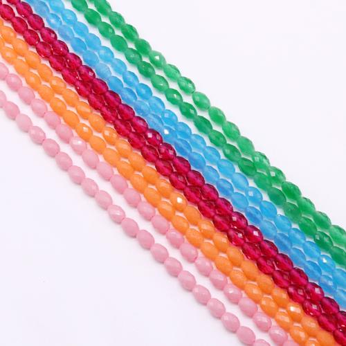 Gemstone Jewelry Beads Natural Stone DIY 4x6- Sold Per Approx 38 cm Strand