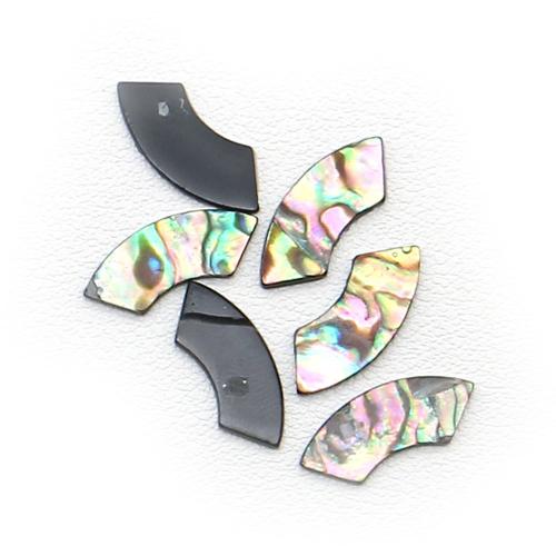 Mobiel DIY set, Abalone Schelp, Fan, 7x17mm, Verkocht door PC