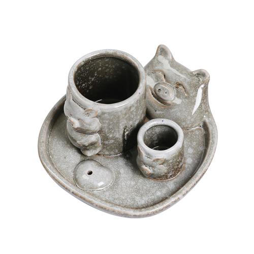 Porcelain Incense Seat half handmade for home and office Sold By PC