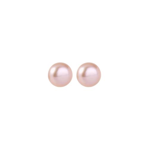 925 Sterling Silver Graí Earring, le Pearl Fionnuisce, Babhta, méid éagsúla do rogha & do bhean, dathanna níos mó le haghaidh rogha, Díolta De réir Péire