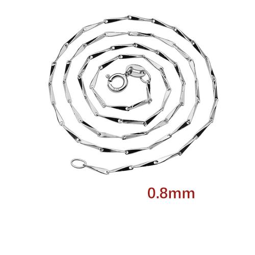 925 Sterling Silver Halsband kedja, DIY & olika storlek för val & olika stilar för val, Säljs av PC