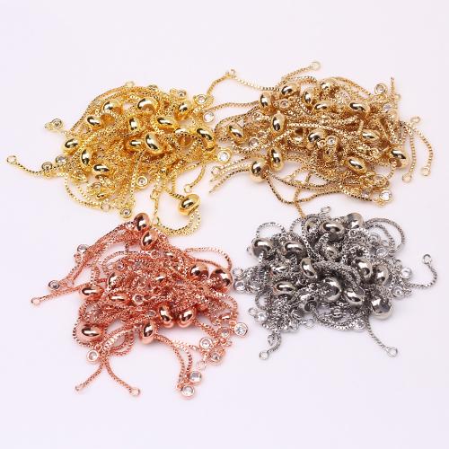 Brass Bracelet Findings DIY & box chain Length Approx 6 cm Sold By PC